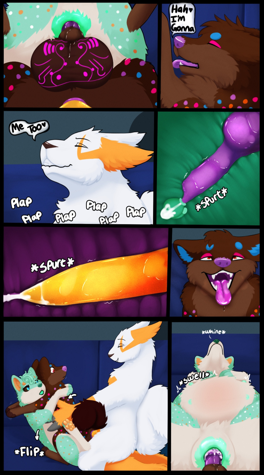animal_genitalia animal_penis anthro anthro_on_feral anthro_penetrating anthro_penetrating_feral ball_tattoo balls bestiality bite biting_lip black_nose bodily_fluids breath brown_body brown_fur brown_nose canid canine canine_genitalia canine_penis canis cervical_contact cervix cheek_tuft cloven_hooves comic countershade_face countershade_paws countershade_torso countershading cum cum_in_uterus cum_inflation cum_inside dialogue digital_drawing_(artwork) digital_media_(artwork) domestic_dog dripping ejaculation english_text erection eye_markings facial_tuft female female_penetrated feral feral_on_feral feral_penetrated feral_penetrating feral_penetrating_feral from_front_position fur furniture genital_fluids genital_tattoo genitals green_nose group group_sex handwritten_text heart_symbol hi_res hooves hug hybrid imminent_orgasm inflation inner_ear_fluff internal interspecies intraspecies knot knotted_penis knotting lagomorph large_penetration looking_pleasured lying male male/female male/male male_penetrated male_penetrating male_penetrating_female male_penetrating_male mammal markings missionary_position multicolored_markings nauticalcanine on_back onomatopoeia orgasm ovaries panting paws penetration penile penile_penetration penis pink_markings pointy_ears prick_ears purple_nose purple_penis sex shiba_inu simultaneous_orgasms sofa sound_effects speech_bubble spinning spitz spots spotted_body spotted_fur tattoo teeth text threesome trio tuft uterus vaginal vaginal_fluid_drip vaginal_fluids vaginal_knotting vaginal_penetration victory_position vulva white_body white_fur x-ray_view yellow_body yellow_fur yellow_penis