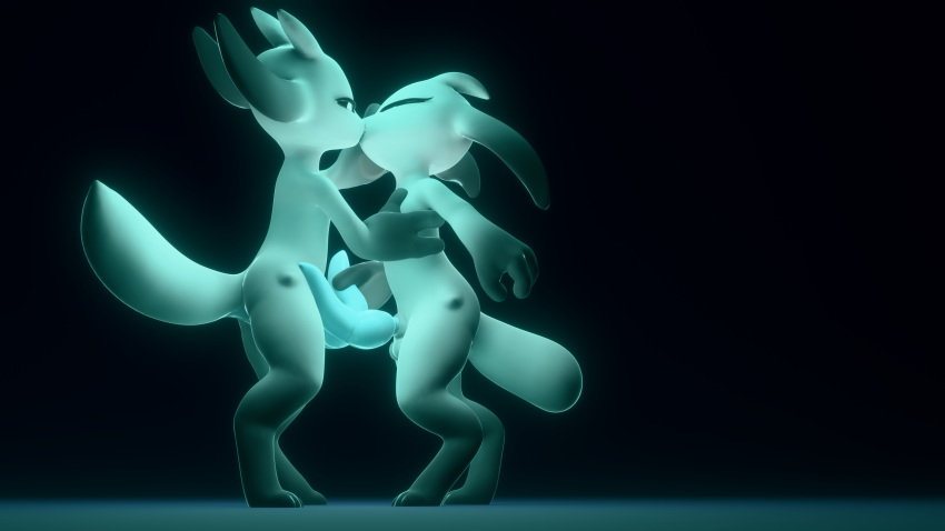 16:9 2026 3_fingers 3d_(artwork) 4k absurd_res anthro anus barely_visible_anus big_penis black_and_blue blue_penis digital_media_(artwork) duo eyes_closed fingers genitals glowing guardian_spirit hand_on_chest hand_on_head hand_on_penis handjob hi_res kissing looking_at_another male male/male microsoft monochrome ori_(ori) ori_(series) penile penis penis_on_thighs raised_tail sauerkraut_raptors semi-anthro sex simple_background spirit tail tail_anus tongue white_body widescreen xbox_game_studios