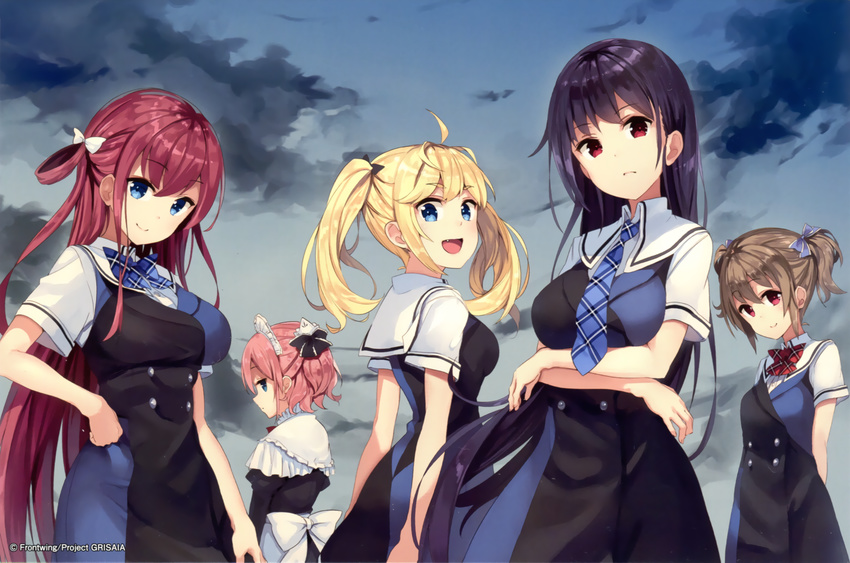 endcard grisaia_no_kajitsu maid paseri seifuku