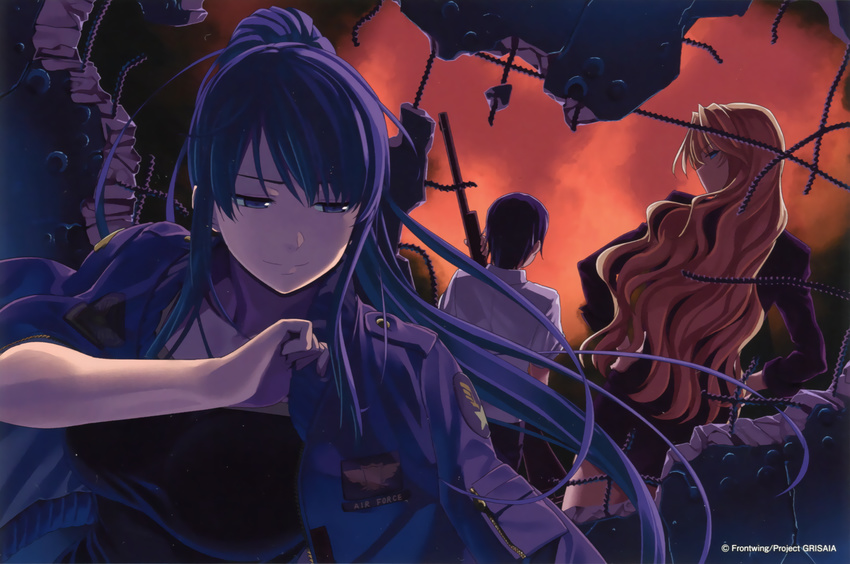 business_suit endcard grisaia_no_kajitsu gun himura_kiseki