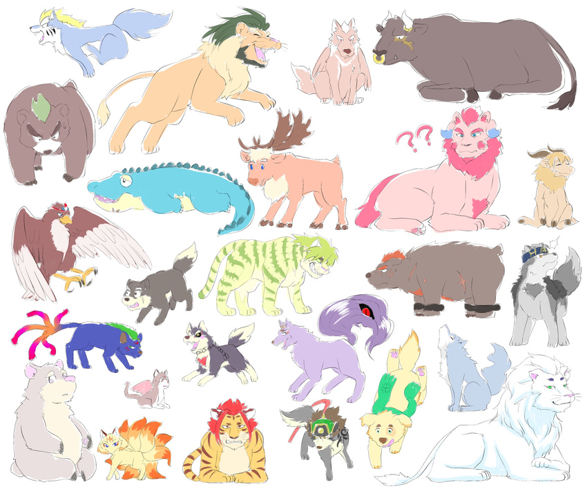 ? antlers arslan ashigara asterios avian bathym bear bird black_nose blue_eyes blue_fur blue_skin bovine brown_feathers brown_nose brown_stripes cain canine caprine cat cervine chain chernobog claws coat crocodilian cusith deer eagle facial_piercing feathers feline fenrir feral feralized fox fur gandharva garmr goat green_eyes green_mane green_stripes grey_eyes grey_fur hair hakumen headband horkeukamui horn howl hybrid jambavan kemono lion lying magan makara male mammal markings moritaka multi_tail nomad nose_piercing nose_ring nyarlathotep open_mouth orange_eyes piercing pink_eyes pink_nose purple_fur red_eyes red_hair reindeer reptile scalie scar scarf sharp_teeth simple_background sitri smile snow_(tas) striped_fur stripes teeth temujin tiger tokyo_afterschool_summoners unknown_artist white_background white_fur wings wolf yellow_eyes youl