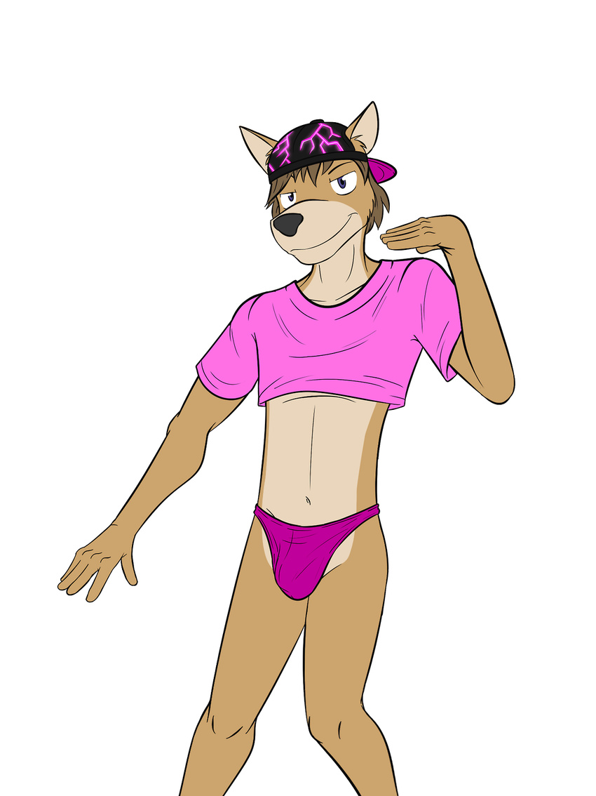 cervine clothing deer fuze invalid_tag male mammal pose thong