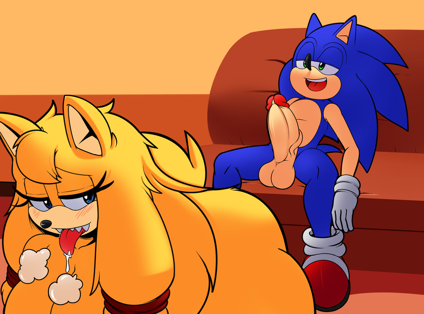 big_breasts big_penis breasts canine dreamcastzx1 female fox heat_(disambiguation) hedgehog huge_breasts huge_penis male mammal naroflow penis sonic_(series) sonic_boom sonic_the_hedgehog zooey_the_fox