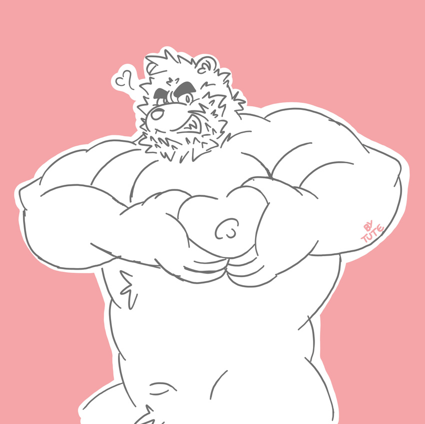 bear challenge male male/male mammal muscular nipples oso pec pecs peludo tute_(character)