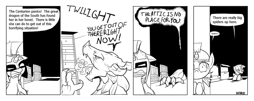 2012 2013 calvin_and_hobbes comic dialogue dragon english_text equine erockertorres friendship_is_magic mammal my_little_pony text twilight_sparkle_(mlp) twilight_velvet_(mlp) valcron