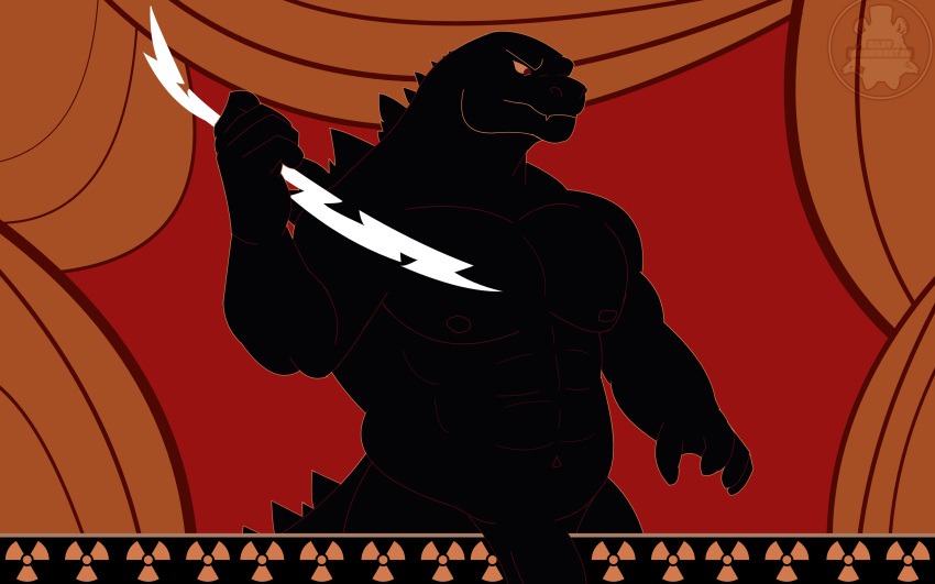 2024 abs absurd_res anthro anus balls bedroom_eyes biceps big_muscles big_penis black_body claws cloud dinosaur disney duo electricity flexing flexing_bicep flexing_muscles front_view genitals godzilla godzilla_(series) hazard_symbol hercules_(1997) hi_res horn humanoid_genitalia humanoid_penis kaiju lightning_bolt lizard looking_at_viewer looking_pleasured male male_focus meme mischievous_smile muscular muscular_anthro muscular_male narrowed_eyes nipples nude pecs penis pose radiation_symbol raised_arm rear_view red_background red_eyes reptile rileymorningstar scalie seductive serratus simple_background sitting solo spikes spikes_(anatomy) spread_anus spreading symbol tail teeth toho tongue tongue_out triceps vein veiny_penis zeus_(disney) zeuszilla