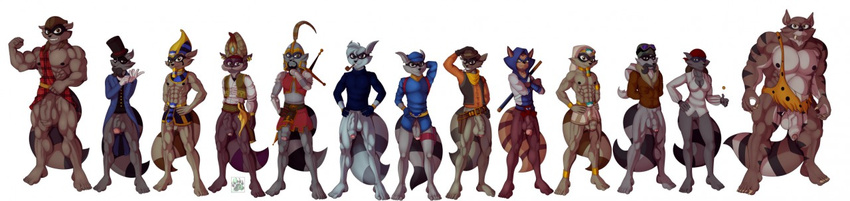 5_toes abs anthro balls blackbear bottomless breasts cavemen_cooper cleavage clothed clothing connor_cooper feet female henriette_cooper humanoid_feet low_res male mammal muscular otto_van_cooper pecs penis pussy raccoon rioichi_cooper salim_al_kupar sir_galleth_cooper slaigh_maccooper sly_cooper sly_cooper_(series) slytankamen_cooper tennessee_kid_cooper thaddeus_winslow_cooper toes video_games