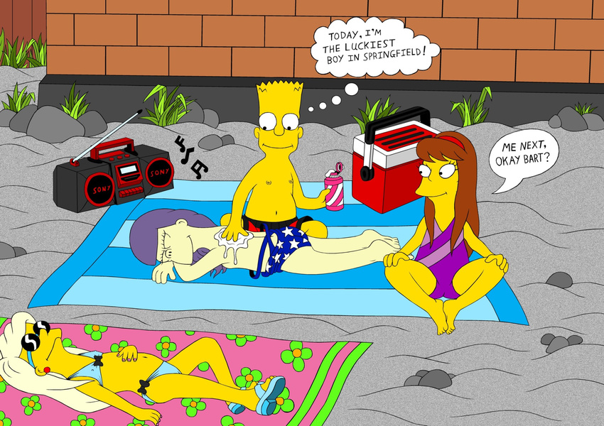 alex_whitney allison_taylor bart_simpson magik2005 sherri terri the_simpsons