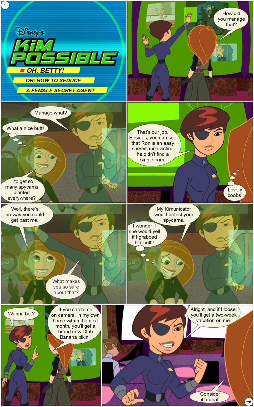 betty_director comic disney gagala kim_possible kimberly_ann_possible oh,_betty! ron_stoppable