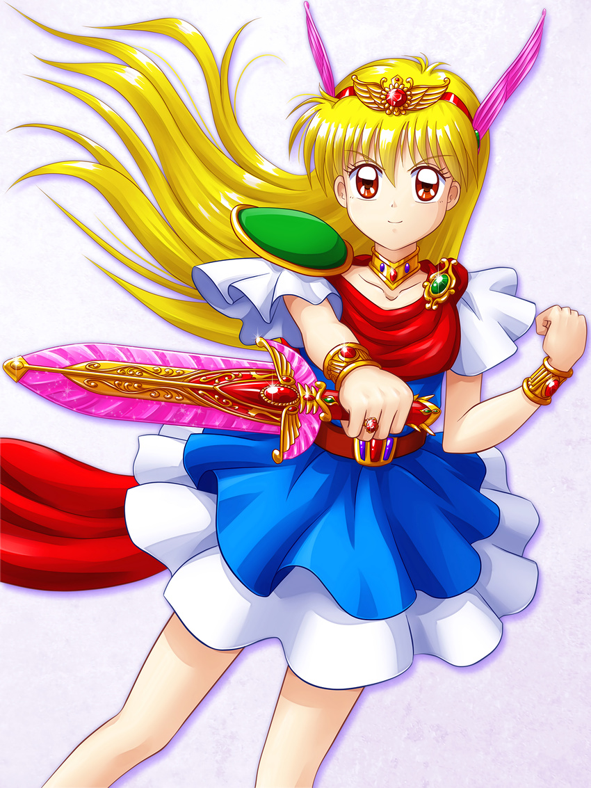 akazukin_chacha blonde_hair magical_princess open_eyes standing sword