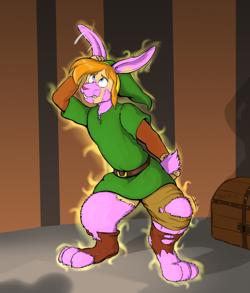 curse dark dungeon invalid_tag lagomorph magic mammal nintendo paws rabbit super_nintendo the_legend_of_zelda transformation video_games world