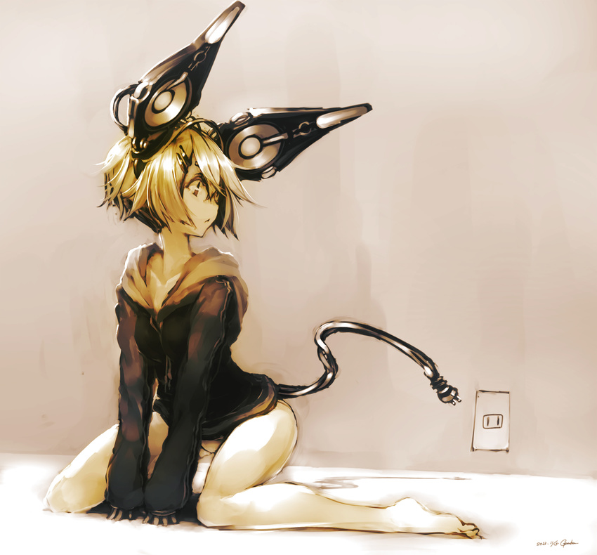 animal_ears feet garuku pantsu tail