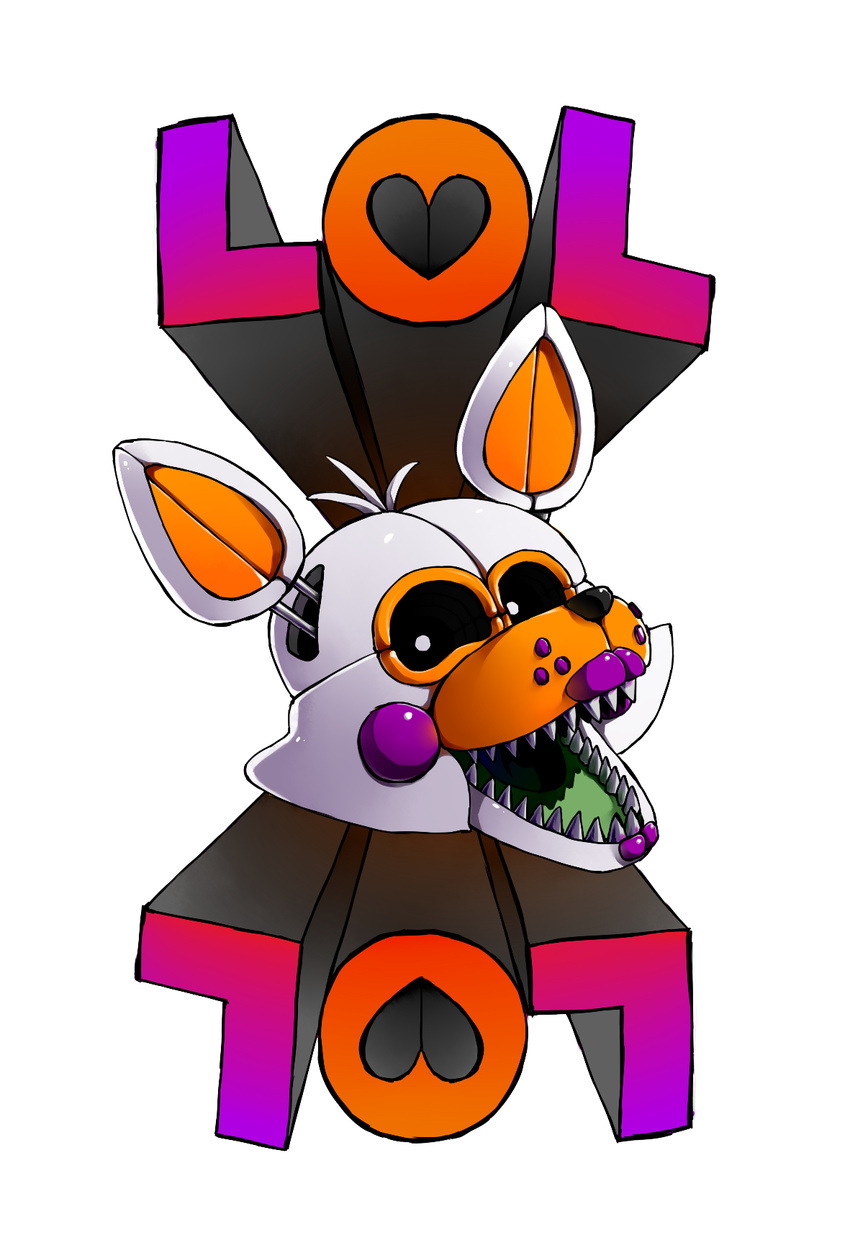 2017 animatronic canine five_nights_at_freddy's five_nights_at_freddy's_world fox hi_res lolbit_(fnaf) machine mammal robot simple_background video_games 矢詰_魚曼
