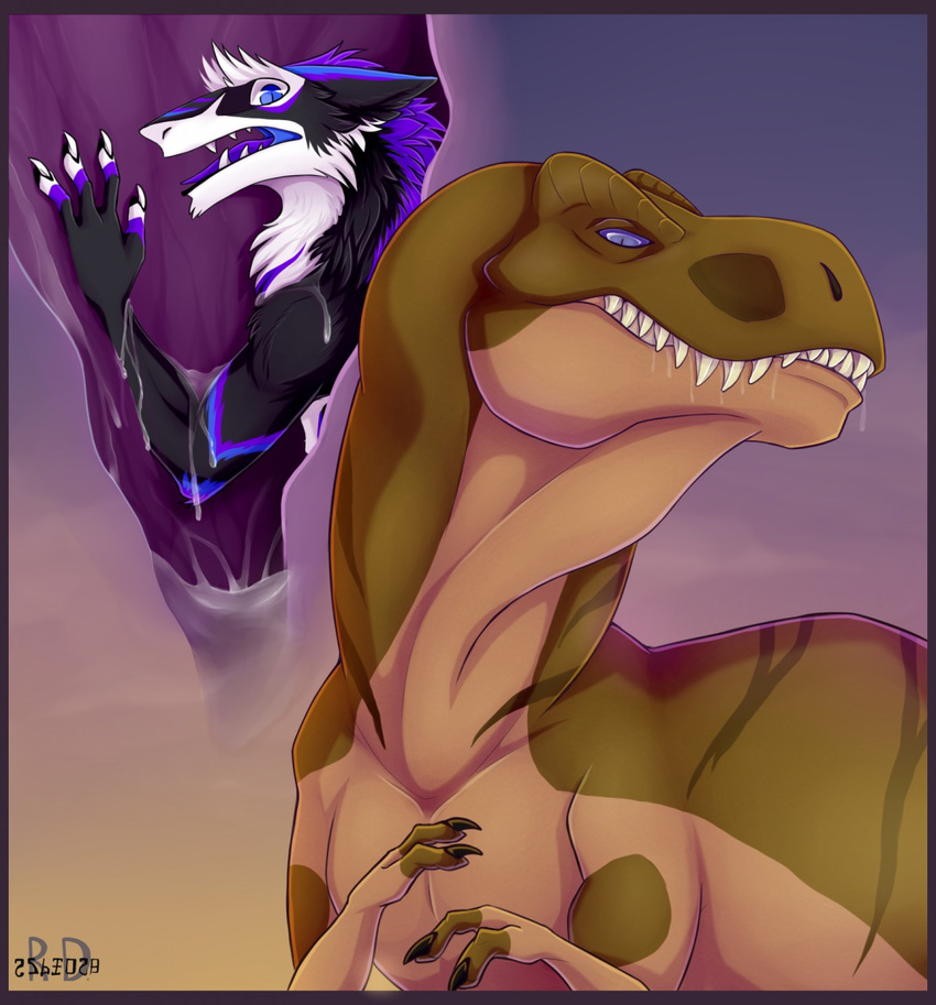 dinosaur feral internal re-re rothar sergal theropod tyrannosaurus_rex vaos vore