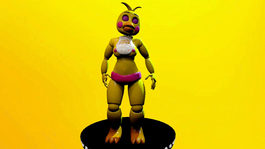 2 3d_(artwork) :v a_google_user_1902_l animatronic anthro at avian bird breasts chicken digital_media_(artwork) female five five_nights_at_freddy's five_nights_at_freddy's_2 freddy's hair light machine mammal night nights nipples robot toy_chica_(fnaf) video_games