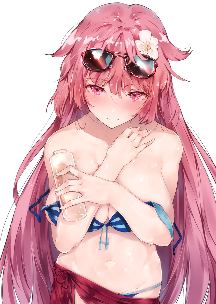 bikini breast_hold girls_frontline hplay ntw-20_(girls_frontline) swimsuits