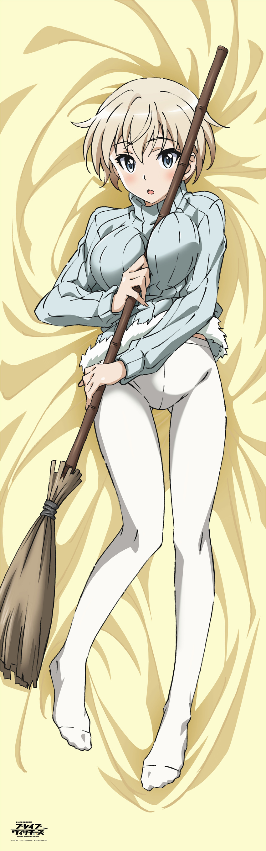 aliasing brave_witches dakimakura nikka_edvardine_katajainen pantyhose strike_witches