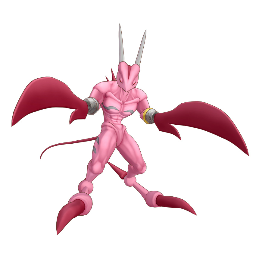 arkadimon arkadimon_child bandai claws creature digimon digimon_story:_cyber_sleuth_hacker's_memory full_body horns monster muscle no_humans official_art solo tail