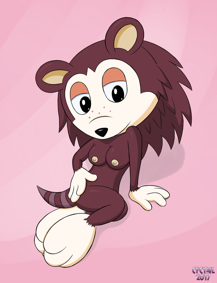 animal_crossing breasts cpctail female hedgehog mammal nintendo paws sable sable_able solo toony video_games