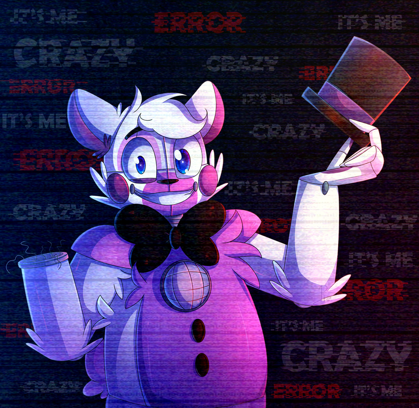 2017 animatronic bear bow_tie five_nights_at_freddy's funtime_freddy_(fnafsl) hat hi_res machine mammal robot sister_location soundwavepie top_hat video_games