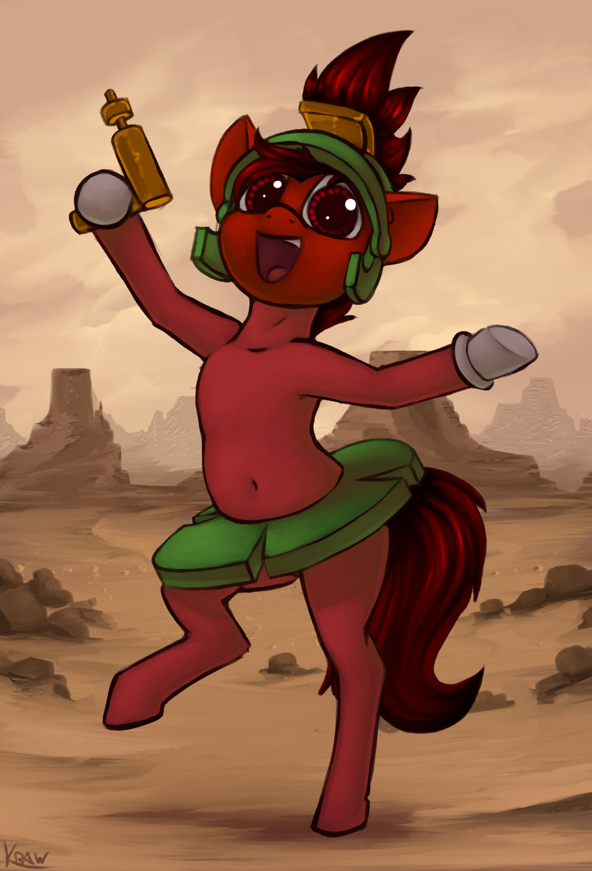 costume equine fan_character horse mammal mars_miner marsminer my_little_pony open_mouth pony solo