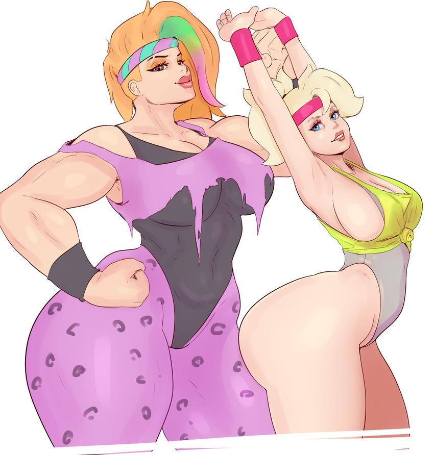 2girls blonde_hair mercy_(overwatch) multiple_girls overwatch zarya_(overwatch)