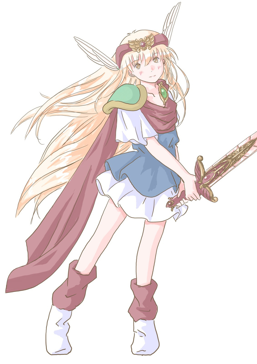 akazukin_chacha blonde_hair magical_princess open_eyes standing sword