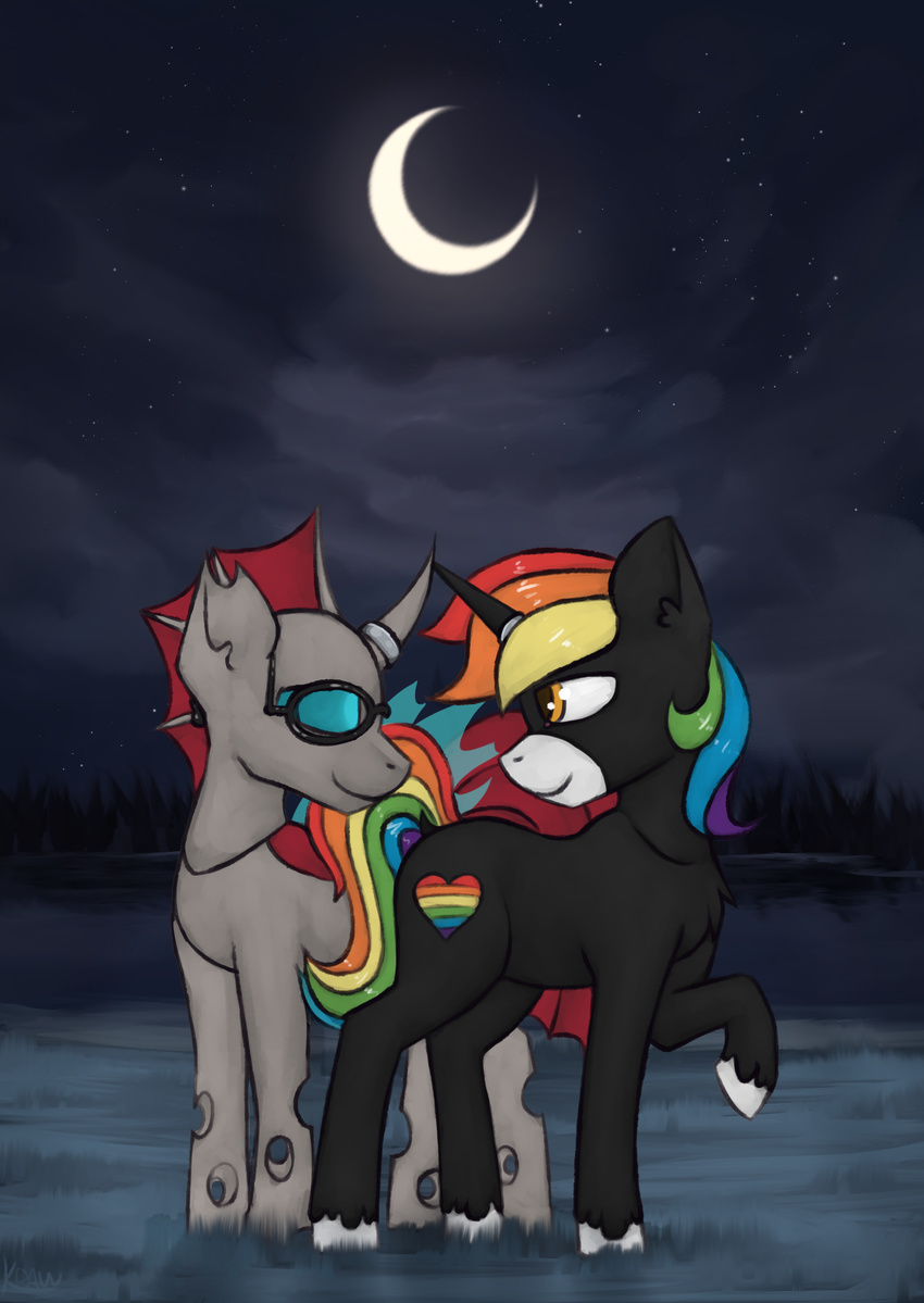 changeling cloudburst equine fan_character horse mammal marsminer my_little_pony pony rainbow_heart