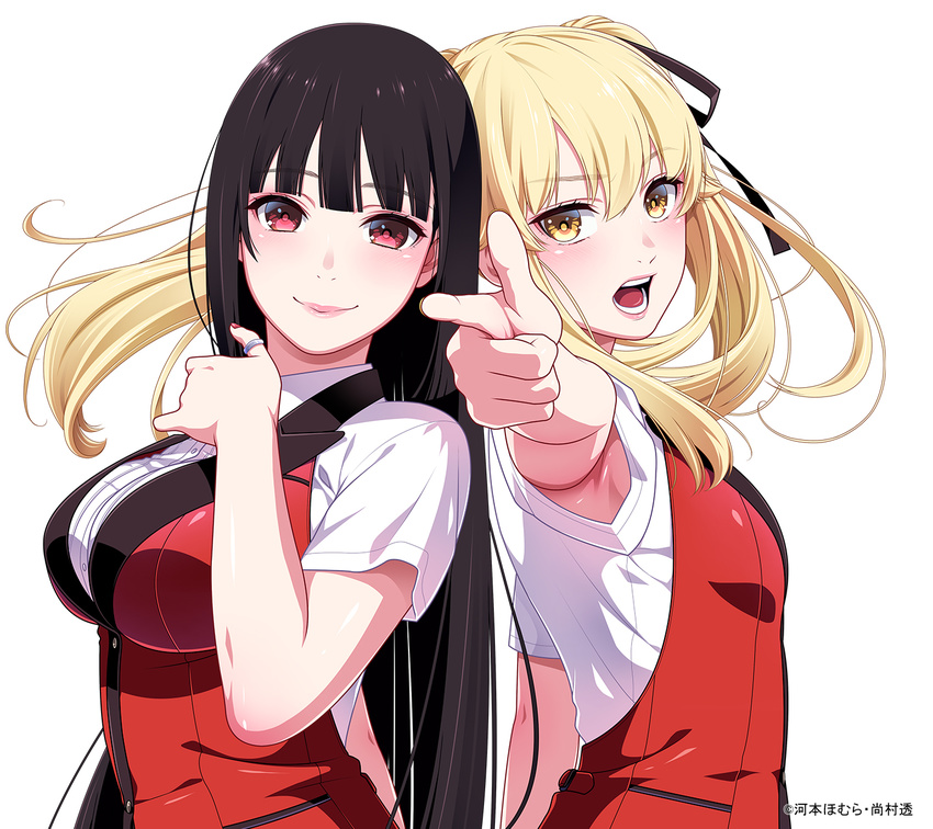 jabami_yumeko kakegurui naomura_tooru saotome_meari tagme