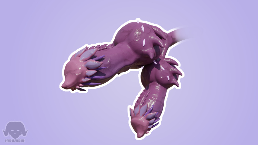 16:9 2_penises artist_logo blender_(software) blender_cycles disembodied_penis dragon dragon_city dragonboii78 feral genitals hi_res knot logo male multi_genitalia multi_penis pandoraingrid_(artist) penile_spines penis penis_shot purple_background scalie simple_background sun_dragon_(dragon_city) western_dragon widescreen zeek_solis zero_pictured