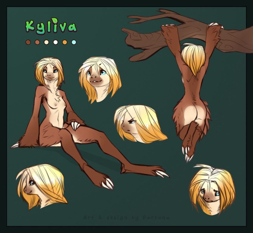 avoid_posting breasts fortuna kyliva mammal model_sheet pilosan sheet_(disambiguation) sloth xenarthran