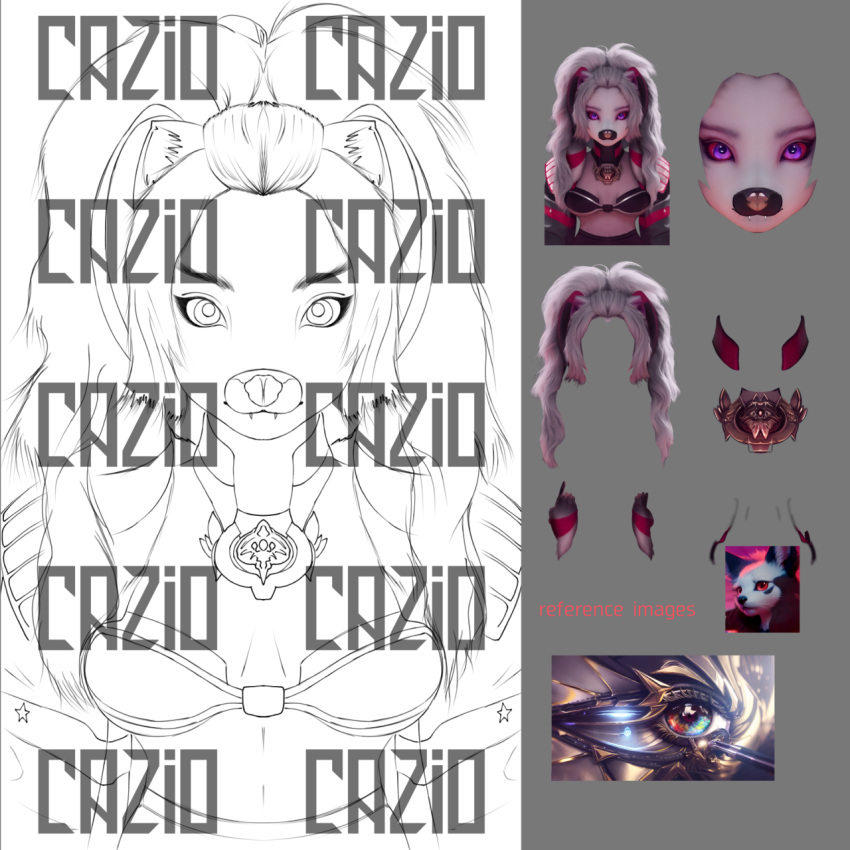 1:1 cazio concept_art female female/female hi_res humanoid illustration navi'cazio