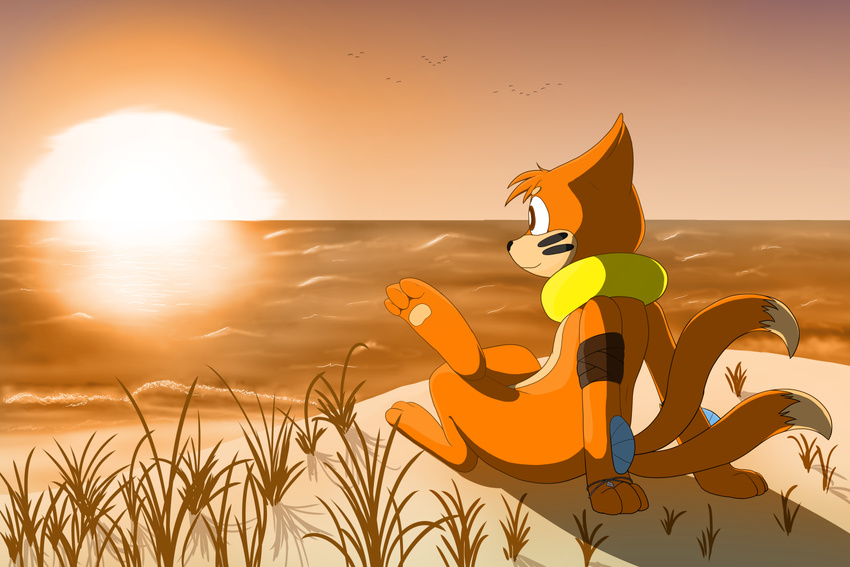 buizel drake_drachenlicht male nintendo pok&eacute;mon pok&eacute;mon_(species) sunrise video_games