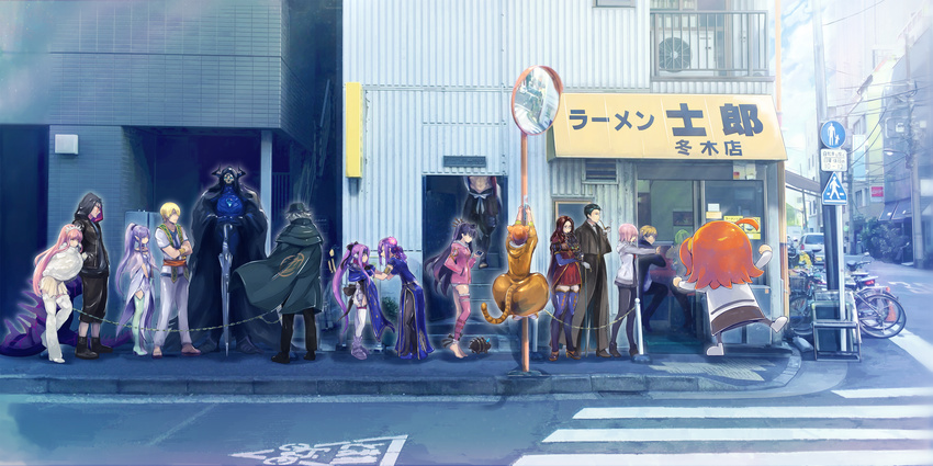 absurdres ahoge animal_ears armor bangs barefoot black_dress black_hair black_legwear blonde_hair blue_eyes blue_hair blush boots braid breasts brown_hair caster caster_lily casual chibi cloak collar commentary_request cu_chulainn_alter_(fate/grand_order) dress earrings edmond_dantes_(fate/grand_order) emiya_shirou enkidu_(fate/strange_fake) fate/grand_order fate/stay_night fate_(series) fedora flower formal fujimaru_ritsuka_(female) fujimura_taiga gilgamesh glasses gloves glowing glowing_eyes green_eyes hair_flower hair_ornament hair_over_one_eye hair_ribbon hair_scrunchie hat highres holding holding_pipe hood hoop_earrings horns igote indian_clothes ishtar_(fate/grand_order) ishtar_(swimsuit_rider)_(fate) jacket jaguarman_(fate/grand_order) jason_(fate/grand_order) jewelry king_hassan_(fate/grand_order) lancer large_breasts lavender_hair leonardo_da_vinci_(fate/grand_order) leotard limited/zero_over long_hair magical_girl mash_kyrielight mask matou_sakura medb_(fate)_(all) medb_(fate/grand_order) medusa_(lancer)_(fate) mismatched_gloves mismatched_legwear multiple_boys multiple_girls namaashi_(user_fuga4235) necklace necktie one_side_up orange_hair orange_scrunchie pantyhose parvati_(fate/grand_order) pink_hair pipe pointy_ears ponytail purple_eyes purple_hair red_eyes ribbon rider riyo_(lyomsnpmp)_(style) sandals scrunchie sherlock_holmes_(fate/grand_order) short_hair side_ponytail single_thighhigh skirt skull skull_mask smile strapless strapless_dress suit tattoo thigh_boots thighhighs tiara twintails very_long_hair wavy_hair white_gloves white_hair white_skirt