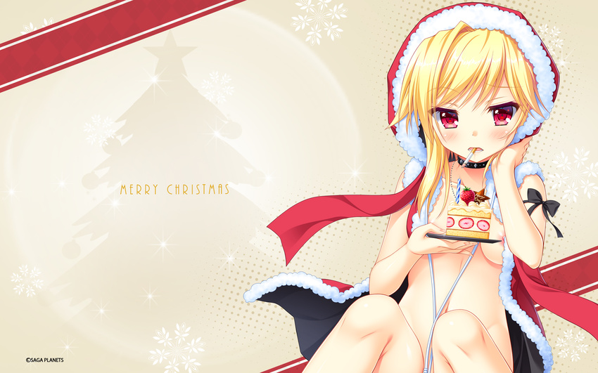 christmas hontani_kanae kin-iro_loveriche saga_planets souma_ria wallpaper