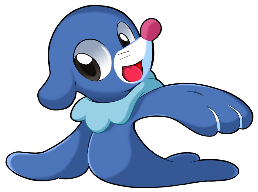 2018 ambiguous_gender blue_body blue_skin feral floppy_ears frill hi_res kurus37 looking_at_viewer neck_frill nintendo open_mouth pink_nose pok&eacute;mon pok&eacute;mon_(species) popplio solo video_games