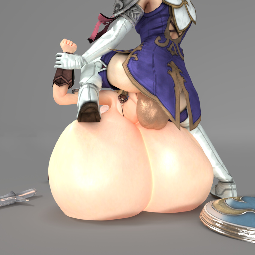 2girls 3d ass boots breasts cassandra_alexandra deepthroat fellatio futanari gigantic_breasts immobilization incest multiple_girls namco penis rape rochestedorm shield sisters sophitia_alexandra soul_calibur testicles