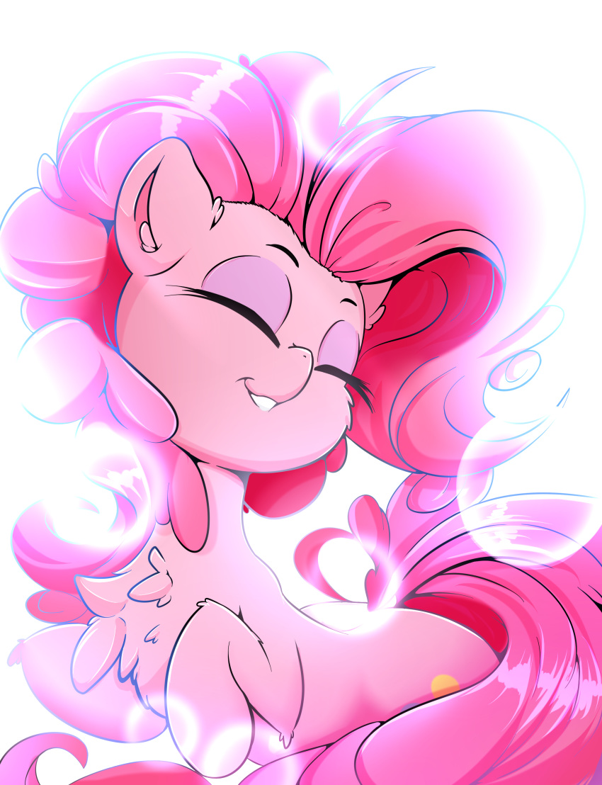 2019 absurd_res cutie_mark digital_media_(artwork) earth_pony equine eyes_closed female feral friendship_is_magic hair hi_res horse madacon mammal my_little_pony pink_hair pinkie_pie_(mlp) pony smile solo