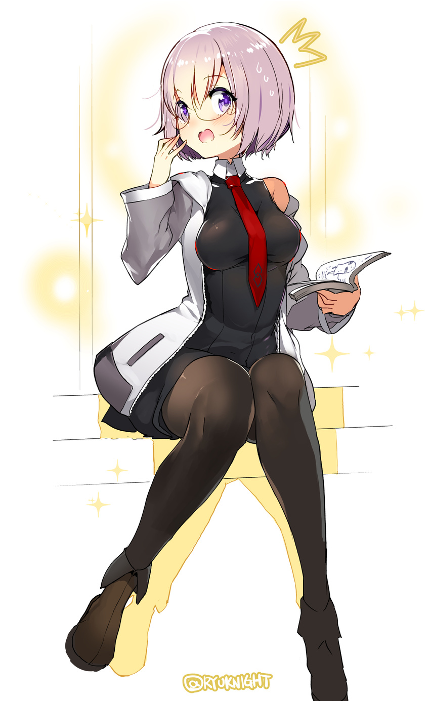 fate/grand_order mash_kyrielight megane naitou_ryu pantyhose