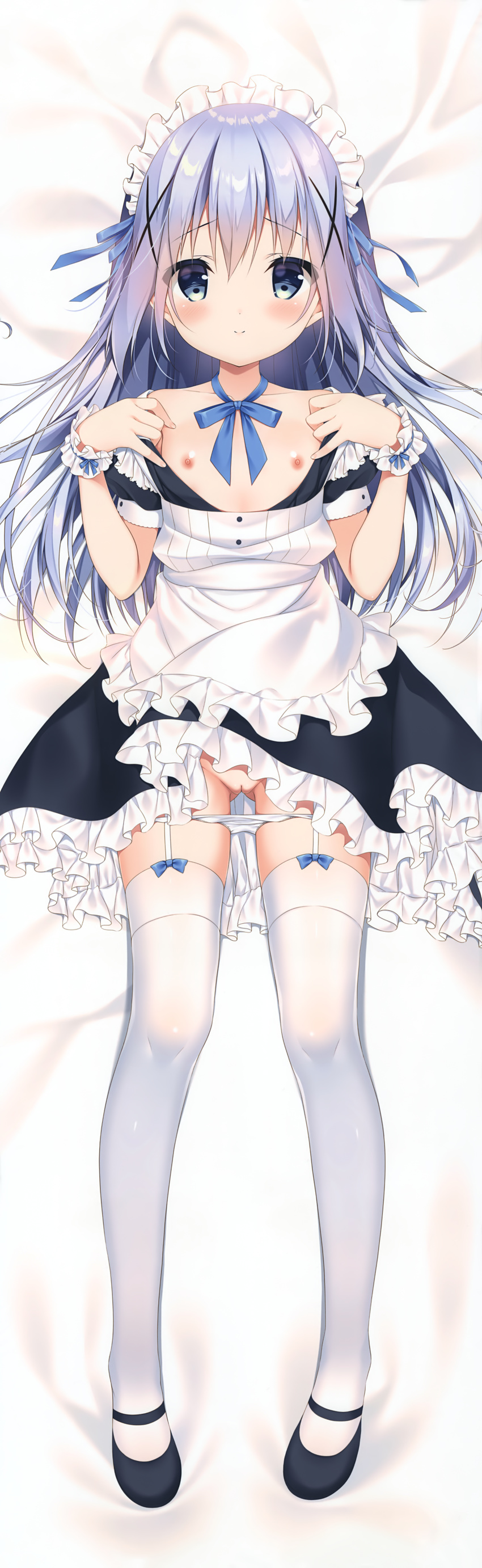 chocolate_cube dakimakura gochuumon_wa_usagi_desu_ka? kafuu_chino maid miwa_futaba