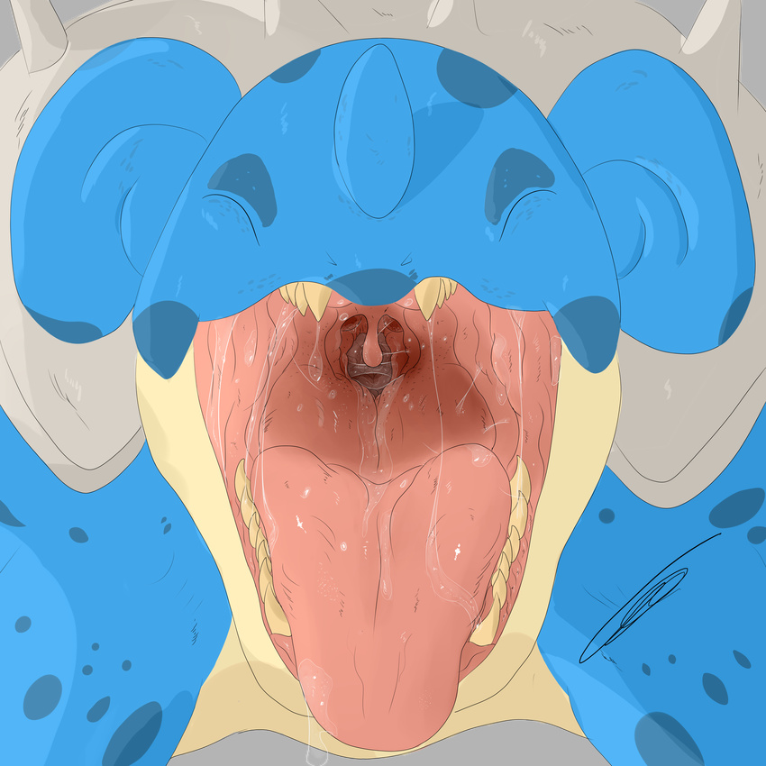 drooling eyes_closed fangs frostyfang gullet hi_res lapras mouth_shot nintendo open_mouth pok&eacute;mon pok&eacute;mon_(species) saliva throat tongue tongue_out uvula video_games vore