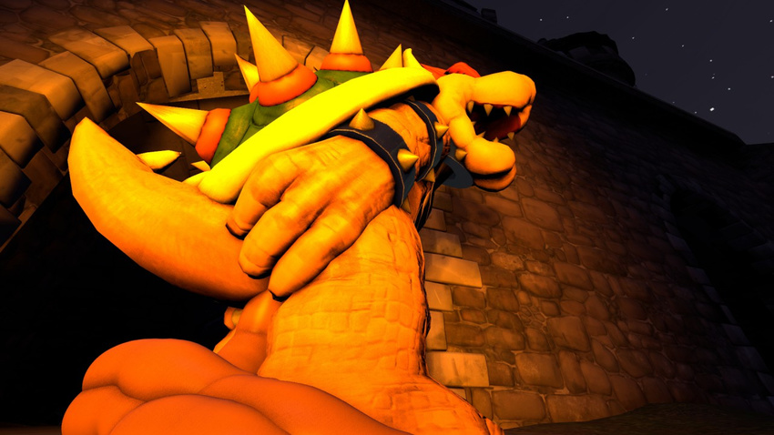 3d_(artwork) bowser digital_media_(artwork) feces hyper hyper_feces koopa male mario_bros nightsoil nintendo scalie scat spikes video_games