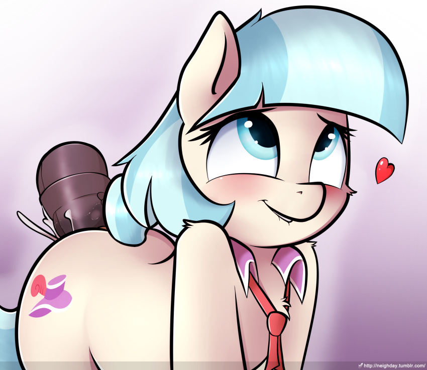 &lt;3 2018 animal_genitalia animal_penis blush coco_pommel_(mlp) cum digital_media_(artwork) disembodied_penis duo earth_pony equine equine_penis eyelashes female friendship_is_magic hair hi_res horse male male/female mammal multicolored_hair my_little_pony neighday penetration penis pony solo_focus two_tone_hair