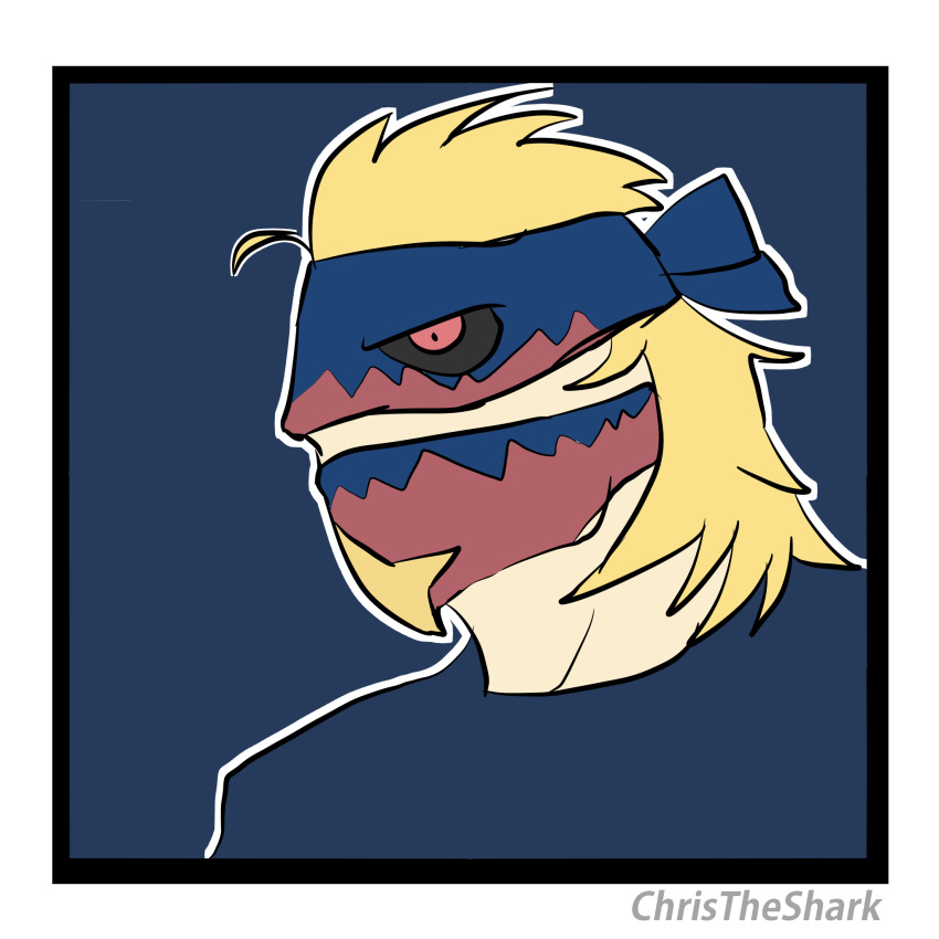 blonde_hair carvanha hair human_pokemon invalid_tag mask nintendo pok&eacute;mon pok&eacute;mon_(species) sharkfurryman sirius video_games