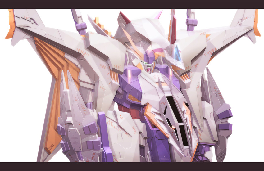 gundam_hathaway's_flash letterboxed mecha no_humans penelope_(hathaway's_flash) reigan simple_background solo