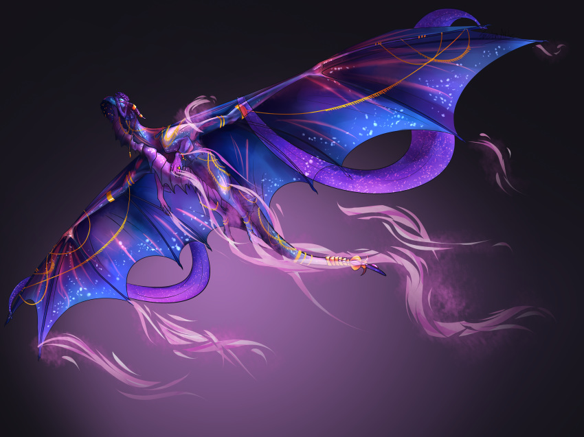 ambiguous_gender claws digital_media_(artwork) dragon dragonnoodles feral flight_rising guardian_dragon horn membranous_wings simple_background solo wings
