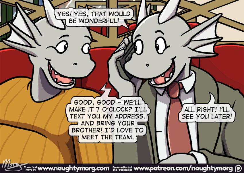 2018 clothing comic dragon duo male mammal naughtymorg phone