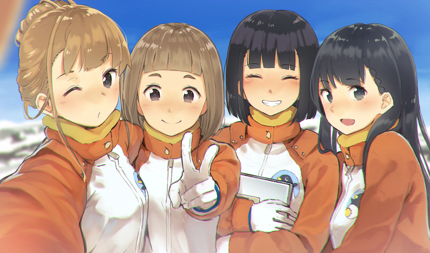 kobuchizawa_shirase minamito miyake_hinata shiraishi_yuzuki sora_yori_mo_tooi_basho tamaki_mari