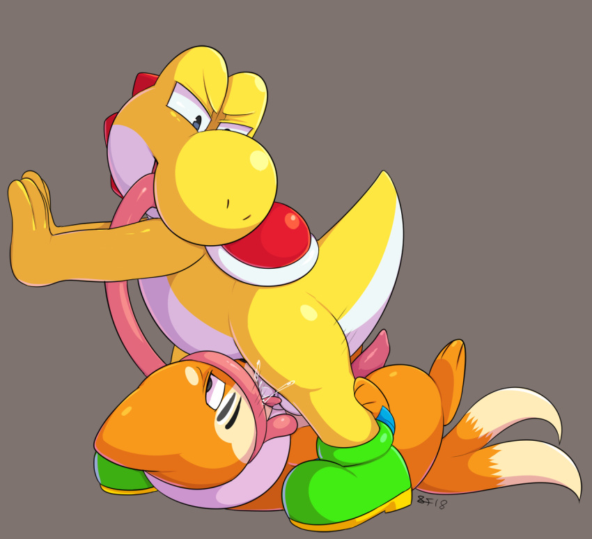 bui buizel clothing cum fellatio footwear forced holding_(disambiguation) invalid_color male male/male mario_bros muzzle_(disambiguation) nintendo oral orgasm pinned pok&eacute;mon pok&eacute;mon_(species) sex shoes slimefur tongue twintails_(disambiguation) video_games yoshi