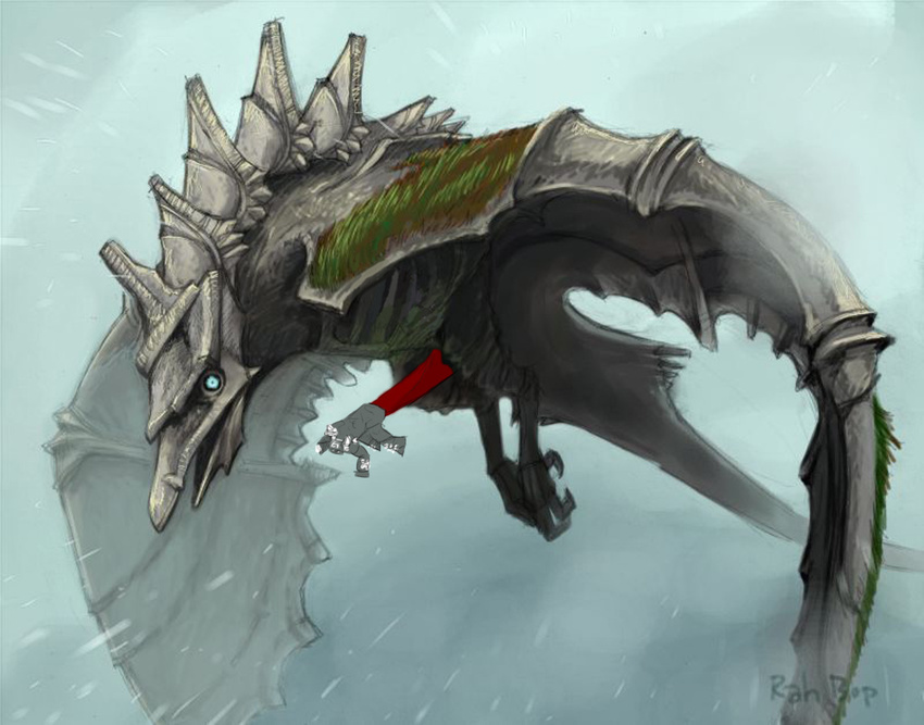 avion crossover dragon_age_origins shadow_of_the_colossus shale tehwalrus_edits